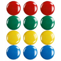 Magnesy dekoracyjne Aliga 2cm mix 12 szt.