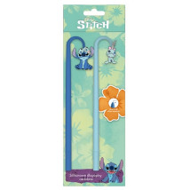 Długopis żelowy silikonowy 2 sztuki na blistrze LILO&STITCH