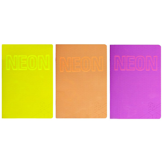 Zeszyt A5/42k kratka Koh-I-Noor Neon okładka PP