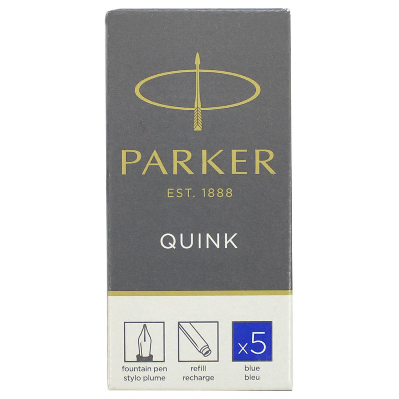 Naboje atramentowe Parker standard niebieskie 5 szt.