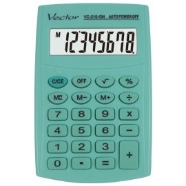 Kalkulator Vector VC-210-GN jasny zielony 