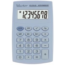 Kalkulator biurowy Vector VC-210-LB j.niebieski