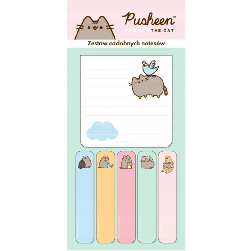 Zestaw notesów samoprzylepnych Pusheen 6 szt. / 30k