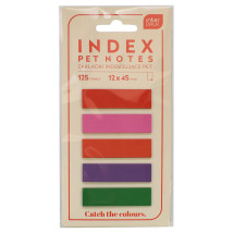 Zakładki indeksujące kolorowe Interdruk 12x45mm