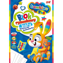 Blok rysunkowy BAMBINO PLUS A4 20 kartek