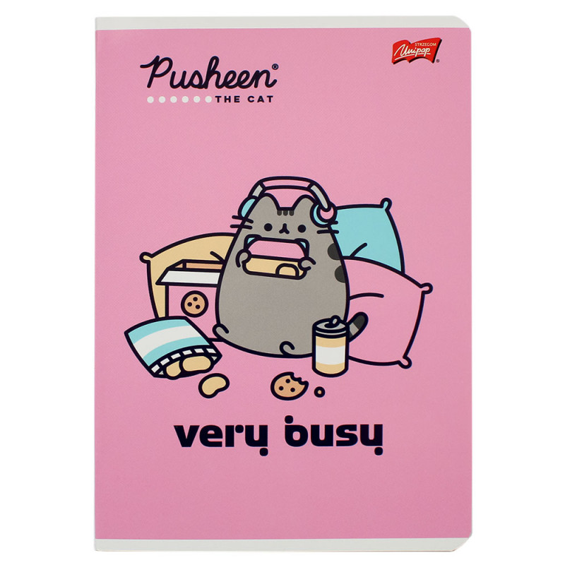 Zeszyt w kratkę A5/32k Unipap Pusheen
