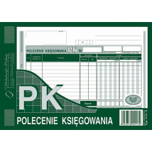 Druk polecenie księgowania A5 412-3 samokopiujący