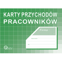 Karta przychodów pracowników A5 K10h M&P