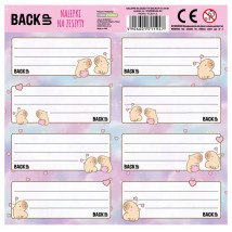 Naklejki na zeszyt Kapibara Backup
