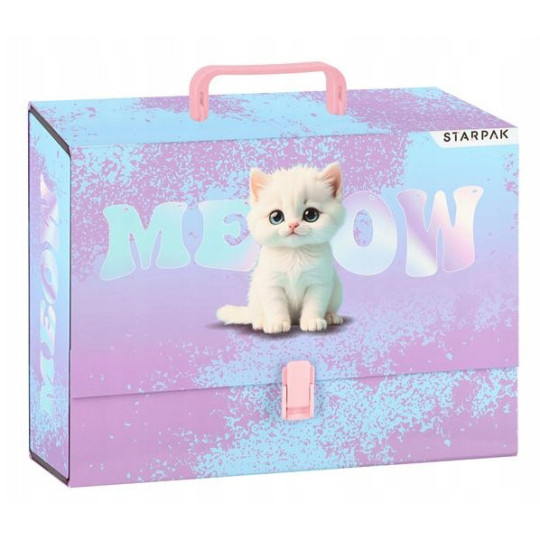 Teczka z rączką A4/90mm Cute Kitty, Starpak