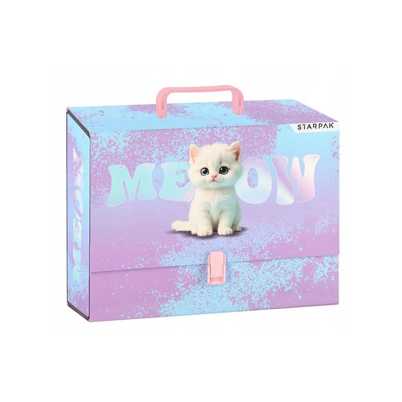 Teczka z rączką A4/90mm Cute Kitty, Starpak