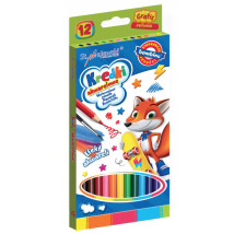 Kredki akwarelowe Bambino 12 kolorów