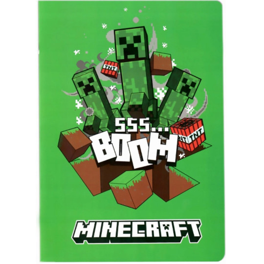 Zeszyt w trzy linie A4 Minecraft 32 kartek