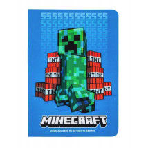 Zeszyt A5 32k linia MINECRAFT