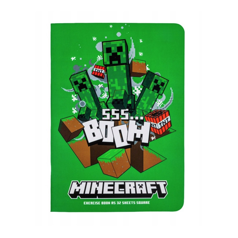 Zeszyt A5 32k linia MINECRAFT
