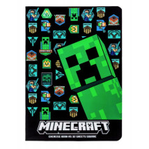 Zeszyt A5 32k linia MINECRAFT