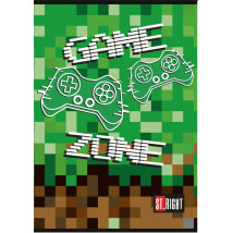 Zeszyt A4 32k krata laminowany GAME ZONE Mix