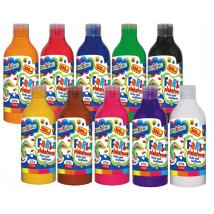 Farba Plakatowa szkolna Bambino 500 ml 10 kolorów