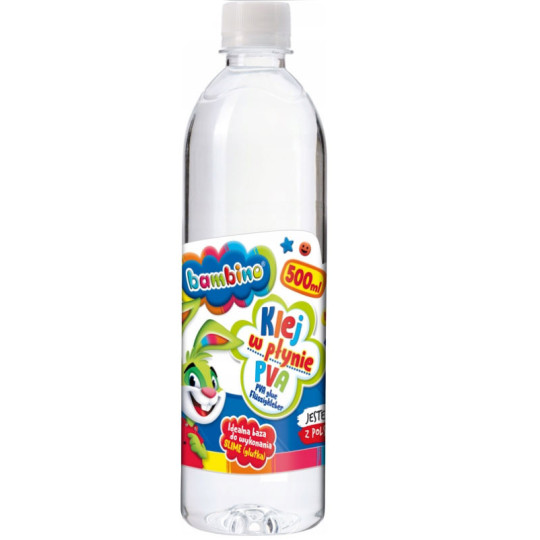 Klej w płynie PVA 500ml BAMBINO