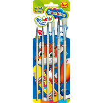 Pędzelki szkolne Bambino 6 sztuk