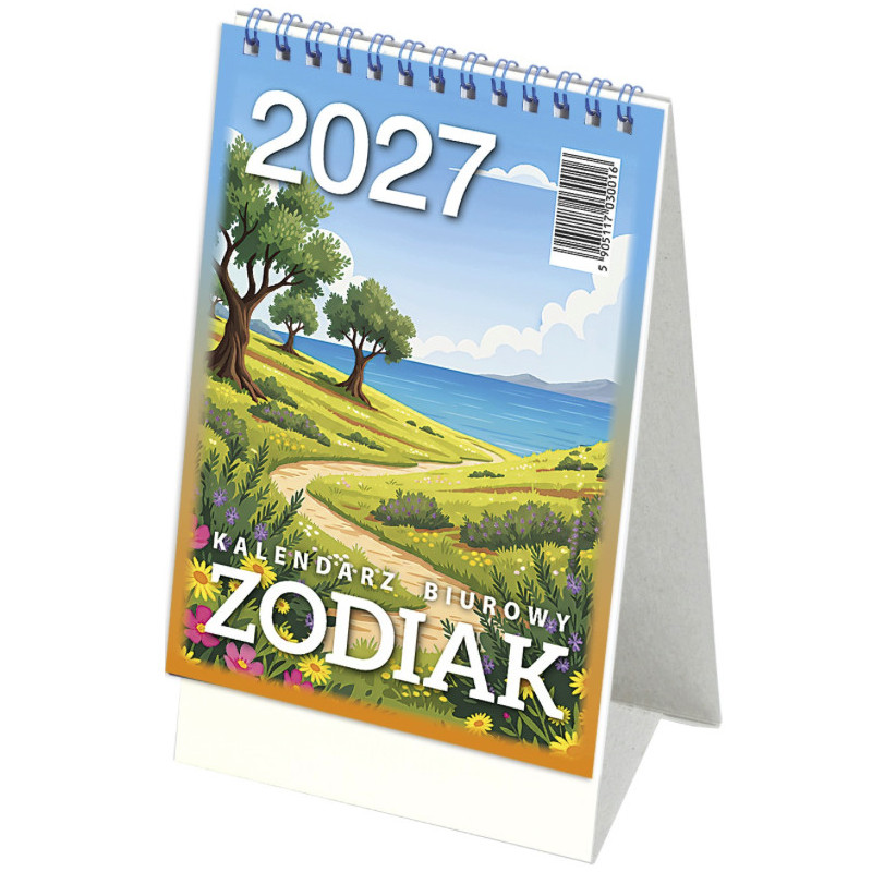 Kalendarz biurkowy Zodiak 2027 Stojący Telegraph