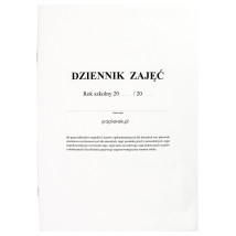 Dziennik zajęć pozalekcyjnych dodatkowych A4