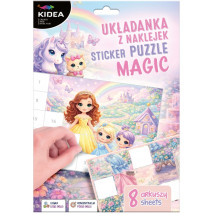 UKŁADANKA Z NAKLEJEK MAGIC