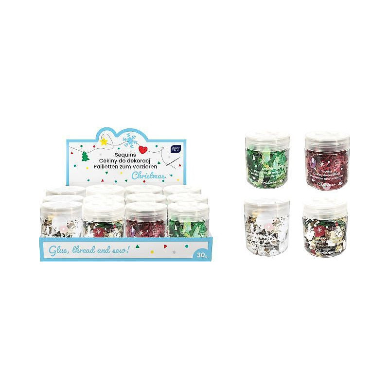 Cekiny do dekoracji Christmas 30 g