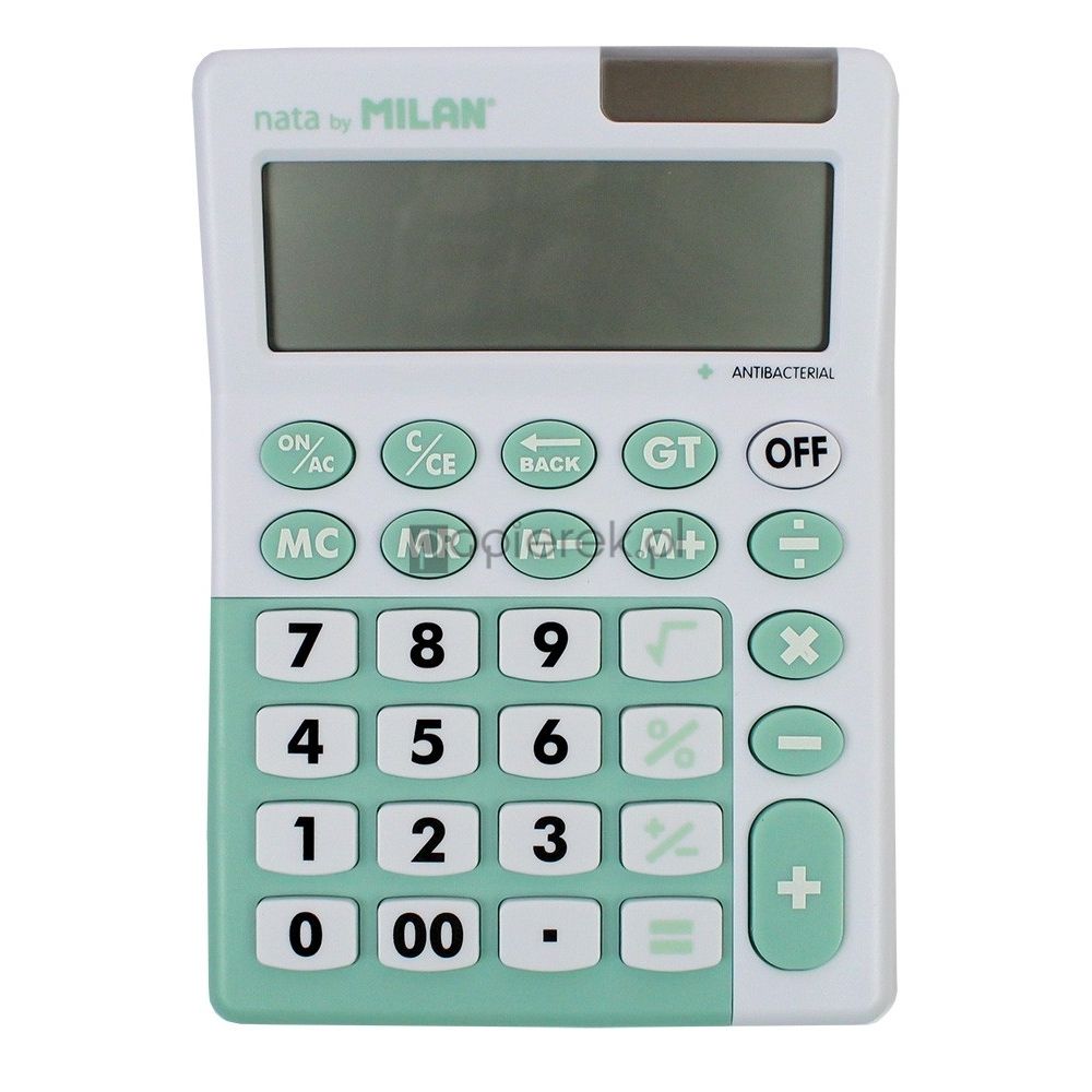 Kalkulator biurowy Milan Nata Antibacterial 