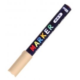 M&G Marker akrylowy na każdą powierzchnię kremowy