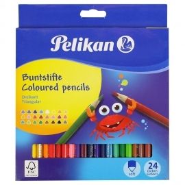 Pelikan Kredki ołówkowe 24 kolory 