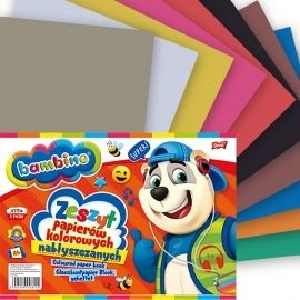 Zeszyt papierów kolorowych nabłyszczany A4 Bambino