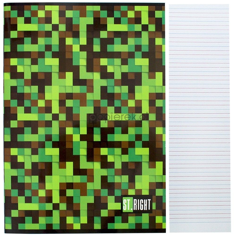 Zeszyt A4/32 3-linia kolor Unipap Pixels