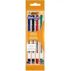 Długopis żelowy BIC Gel-Ocity stic 4 kolory