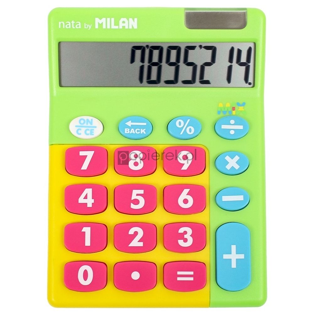Kalkulator 10 poz. touch Milan Nata