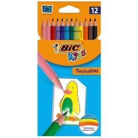Kredki ołówkowe Bic Kids Tropicolors 12 kolorów
