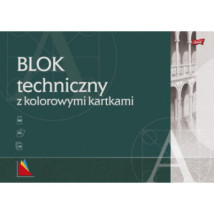 Blok techniczny A3 kolorowy 10 kartek Unipap