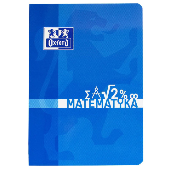 Zeszyt Oxford matematyka A5 60k w kratkę w marginesem