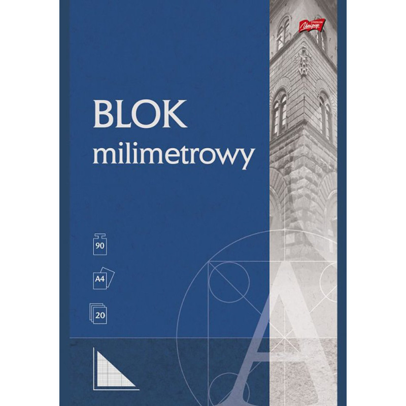 Blok milimetrowy A4 Unipap