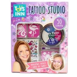 Studio tatuażu brokatowe tatuaże + farbki do twarzy Stnux