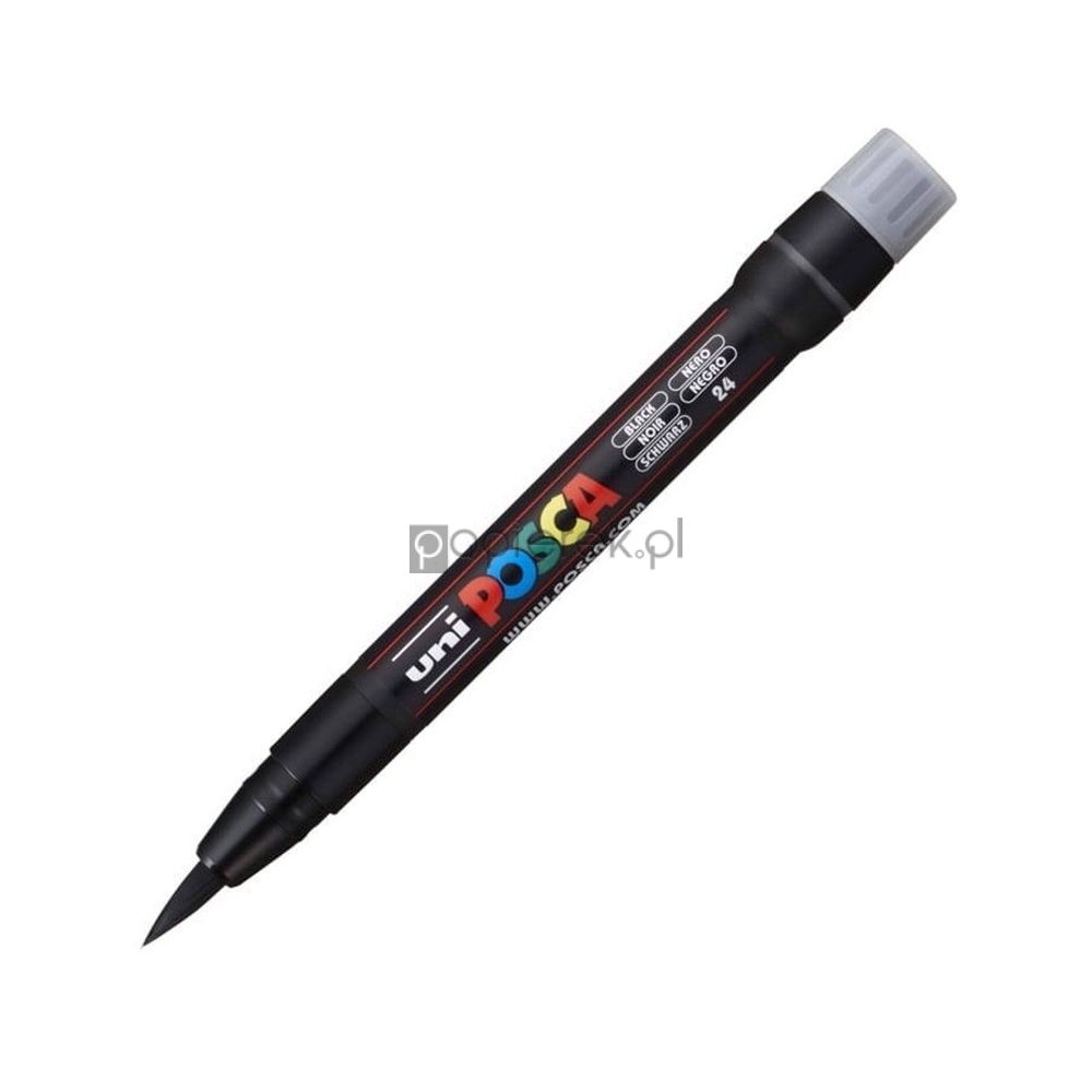 Marker dekoracyjny Uni Posca PCF-350 brush czarny 