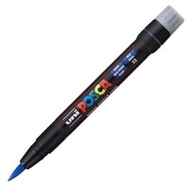 Marker dekoracyjny Uni Posca PCF-350 brush niebieski