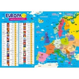 Podkład laminowany na biurko A3 Mapa Europy