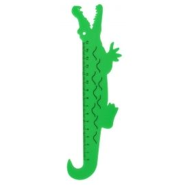 Linijka plastikowa 15 cm Krokodyl