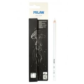 Ołówki białe Milan z węglowym grafitem 3 szt.