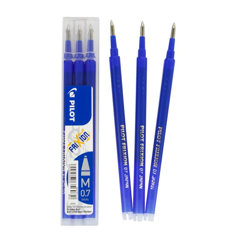 Wkład do pióra Pilot Frixion 0,7 mm, komplet 3 szt.