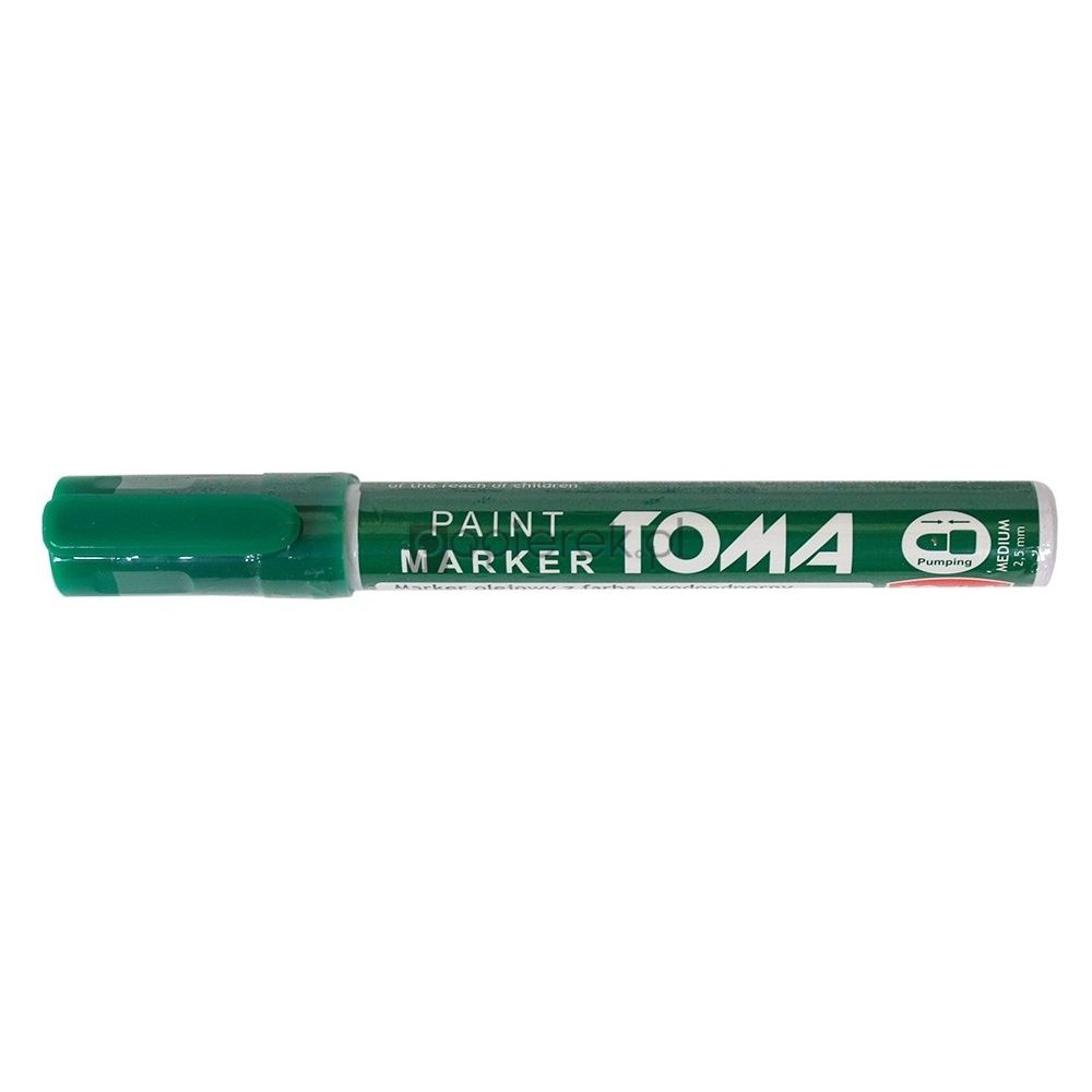 Marker olejowy z farbą zielony Toma TO-440
