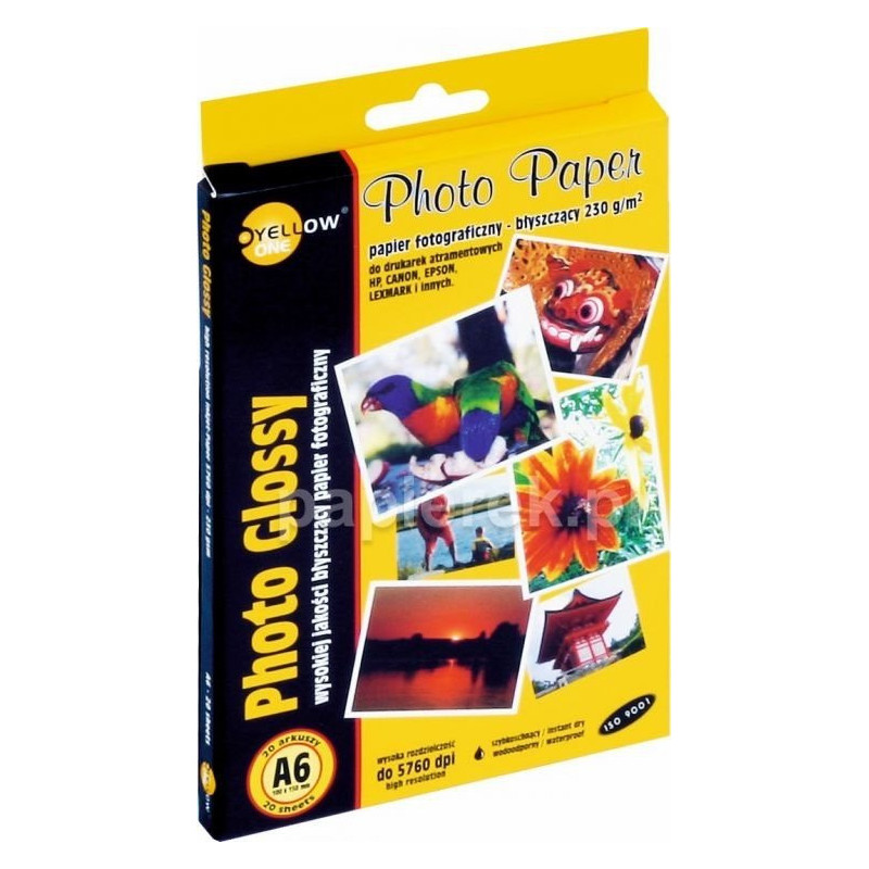 PAPIER FOTOGRAFICZNY A6 230G BŁYSK