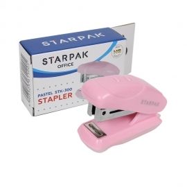 Zszywacz mini Starpak STK-300 pastelowy różowy