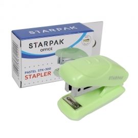 Zszywacz mini Starpak STK-300 pastelowy zielony